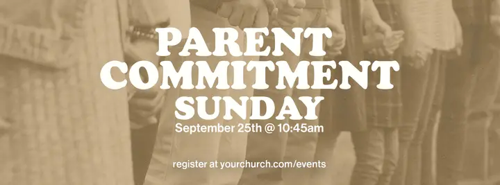 Parent Commitment Sunday: facebook cover