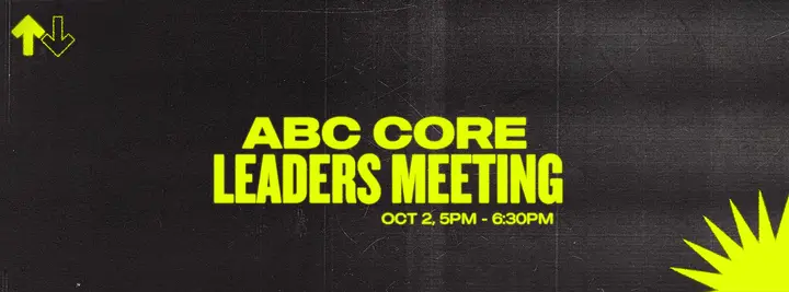 ABC Core Leaders Meeting: facebook cover