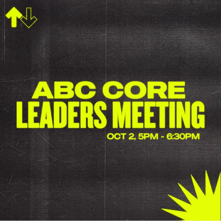 ABC Core Leaders Meeting: social post