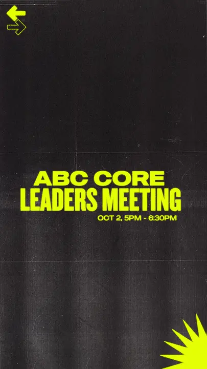 ABC Core Leaders Meeting: story