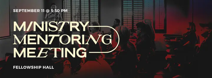 Ministry Mentoring Meeting: facebook cover
