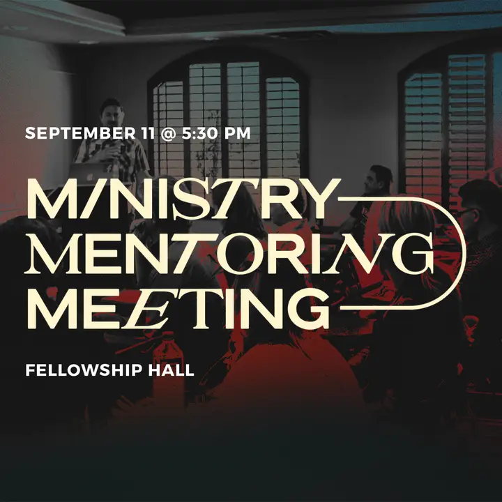 Ministry Mentoring Meeting: social post