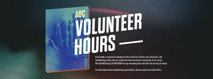 Volunteer Hours: facebook cover