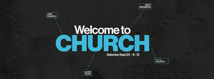Welcome To Your Church: facebook cover