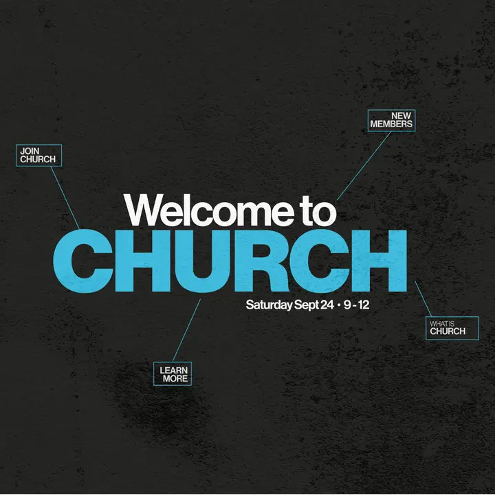 Welcome To Your Church: social post
