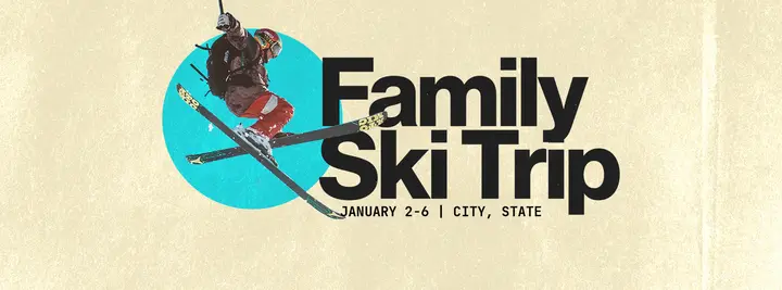 Family Ski Trip: facebook cover