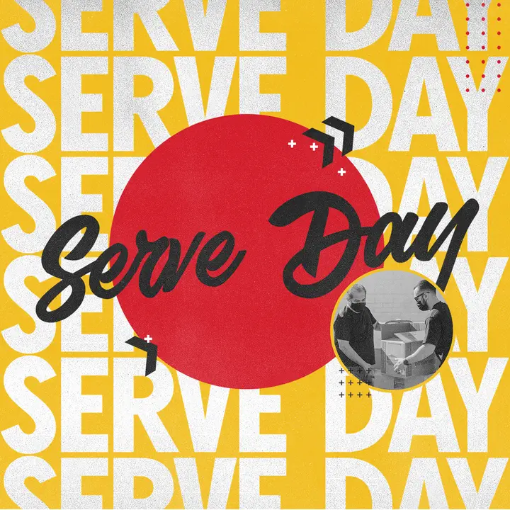 Serve Day: social post