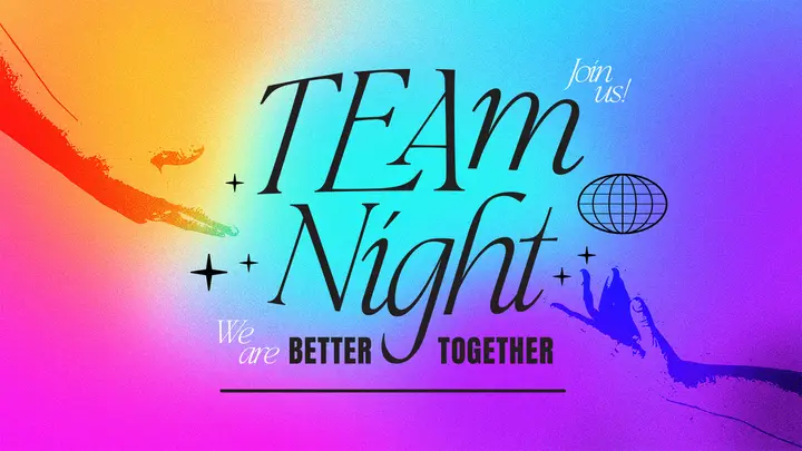 Team Night Better Together: title slide