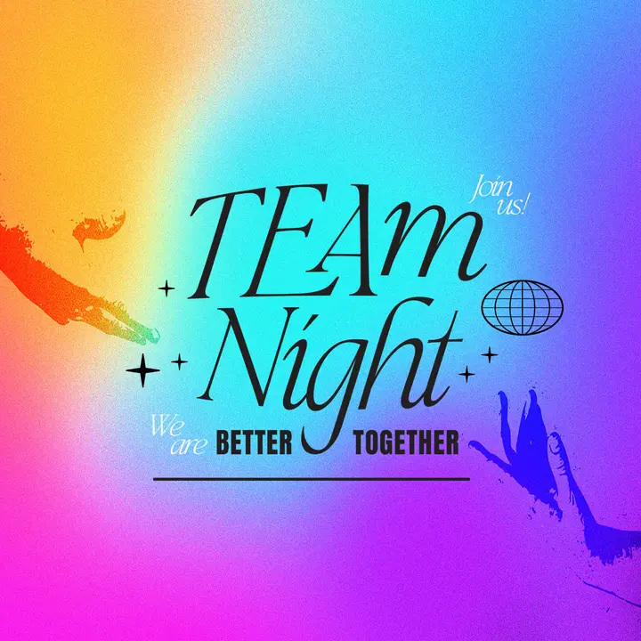 Team Night Better Together: social post