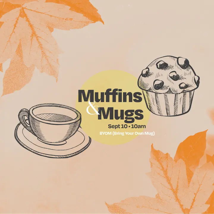 Muffins & Mugs: social post