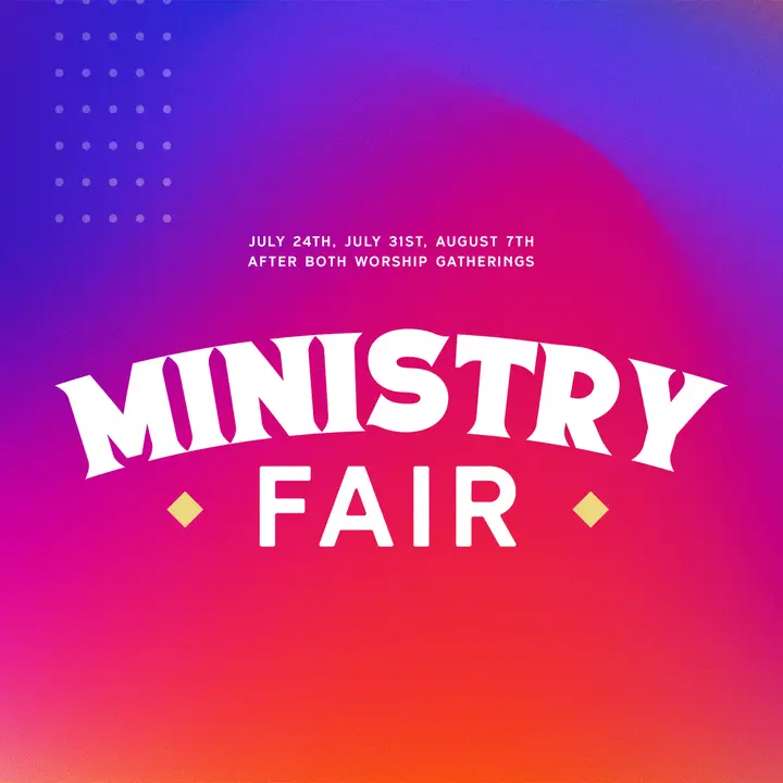 Ministry Fair: social post