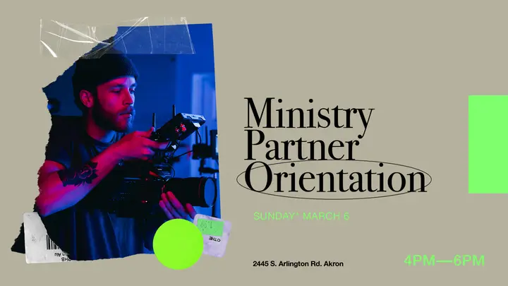 Ministry Partner Orientation: HD slide