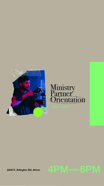 Ministry Partner Orientation: story