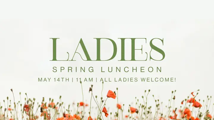 Ladies Spring Luncheon: HD slide