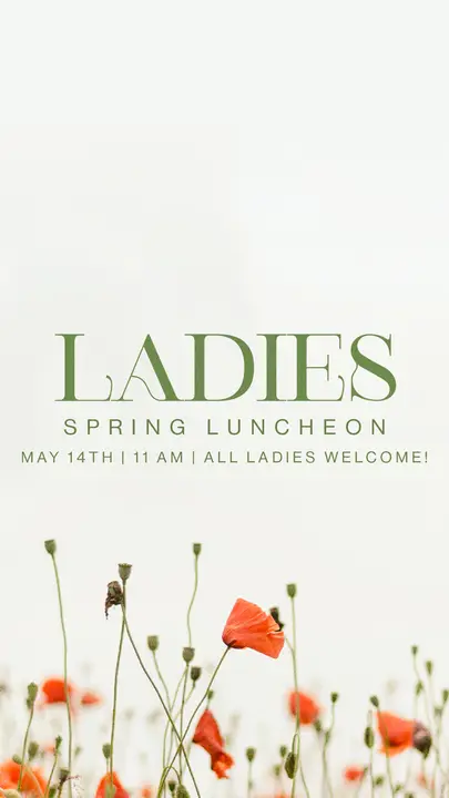 Ladies Spring Luncheon: story