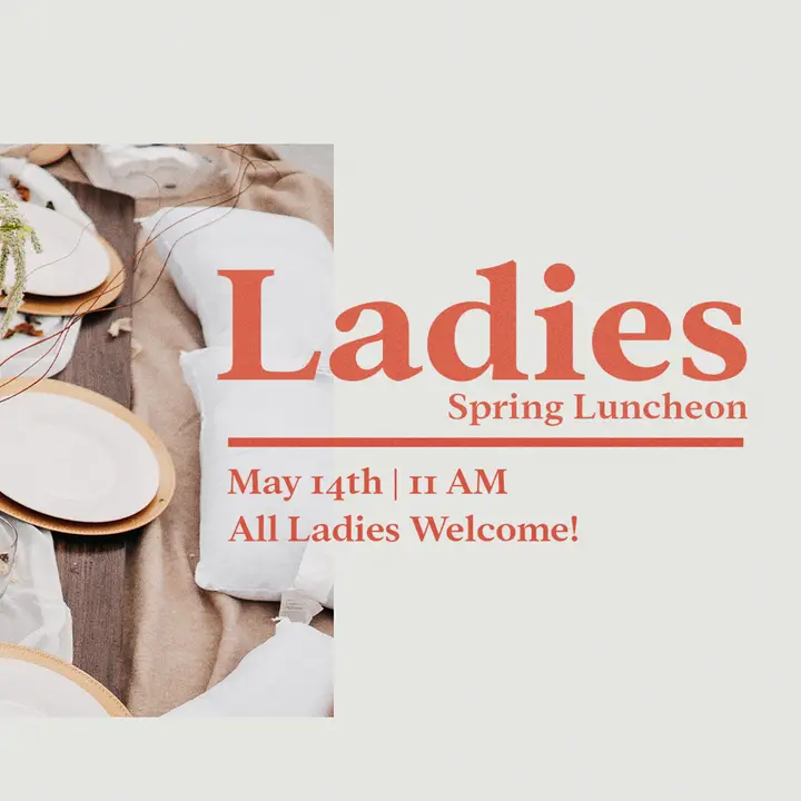Ladies Spring Luncheon: social post