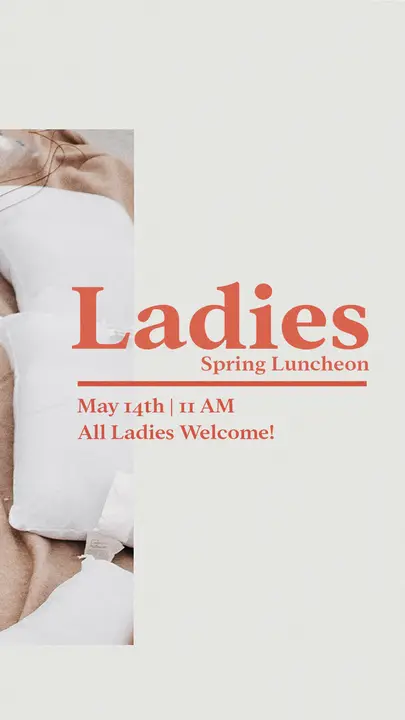 Ladies Spring Luncheon: story