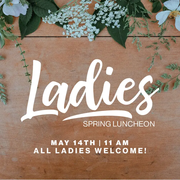 Ladies Spring Luncheon: social post