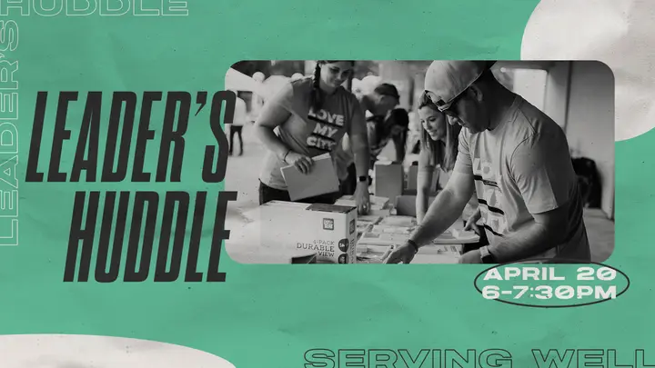 Leader’s Huddle: HD slide