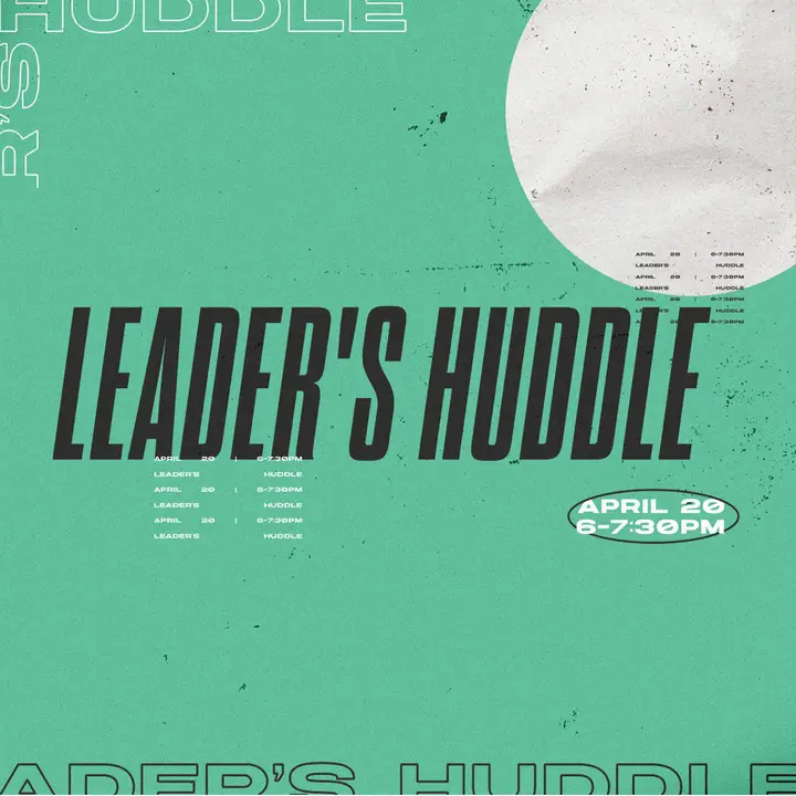 Leader’s Huddle: social post