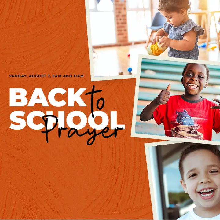Back To School Prayer: social post