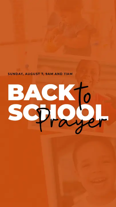 Back To School Prayer: story