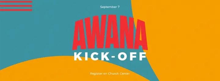 Awana Kick-Off: facebook cover