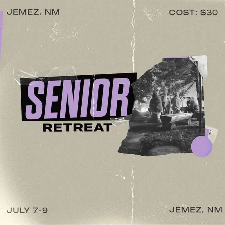 Senior Retreat: social post