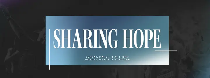 Sharing Hope: facebook cover