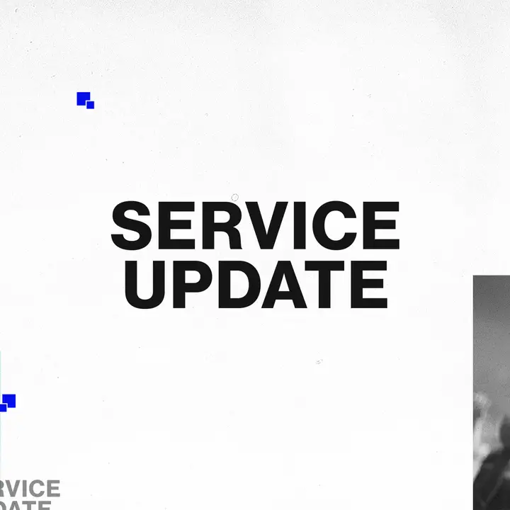 Service Update: social post