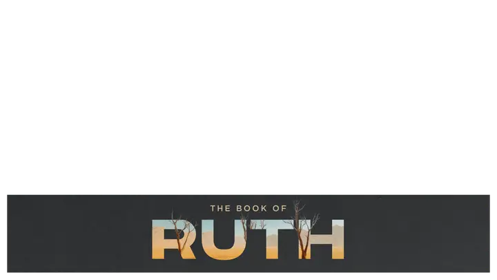 The Book of Ruth: lower third