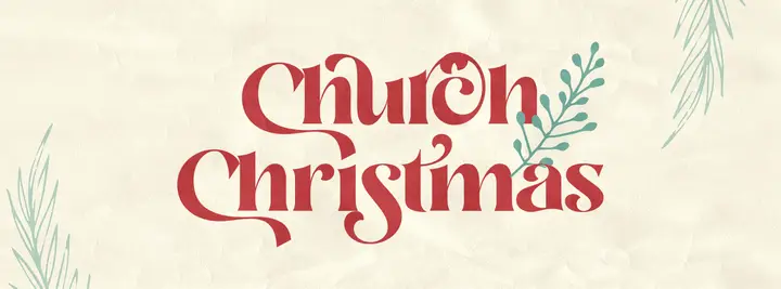 Church Christmas: facebook cover