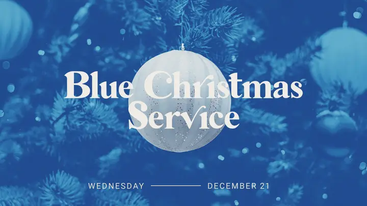 Blue Christmas Service: HD slide