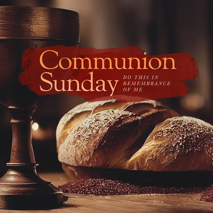 Communion Sunday: social post