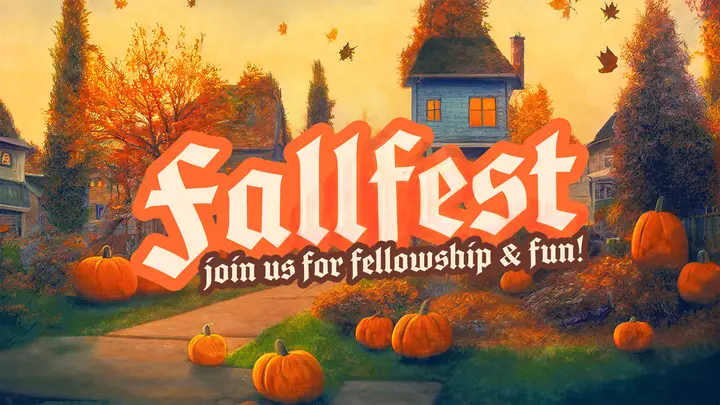 Fall Fest Fellowship: title slide