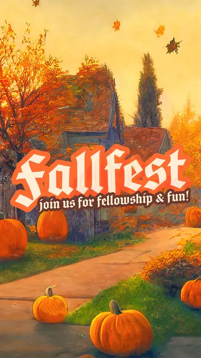 Fall Fest Fellowship: story