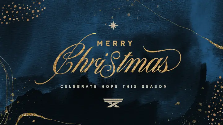 Merry Christmas: title slide