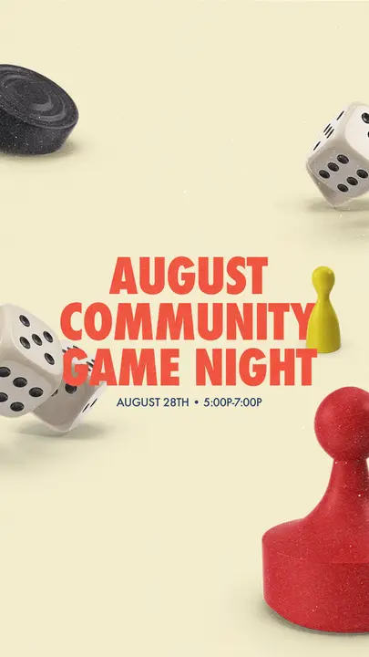 August Community Game Night: story