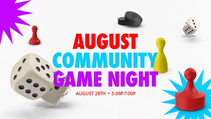 August Community Game Night: HD slide