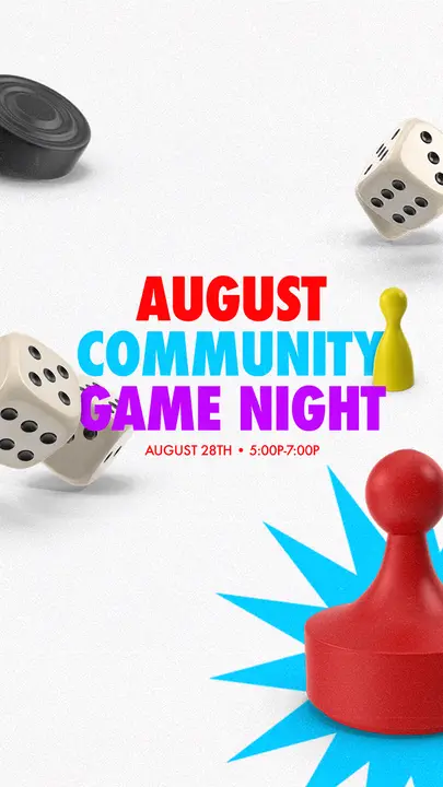 August Community Game Night: story