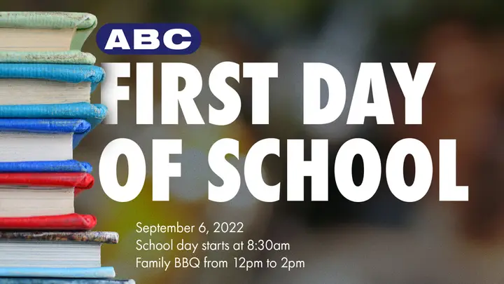 First Day of School: HD slide