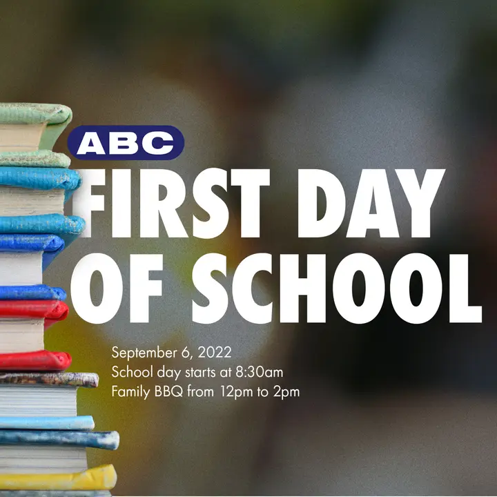 First Day of School: social post