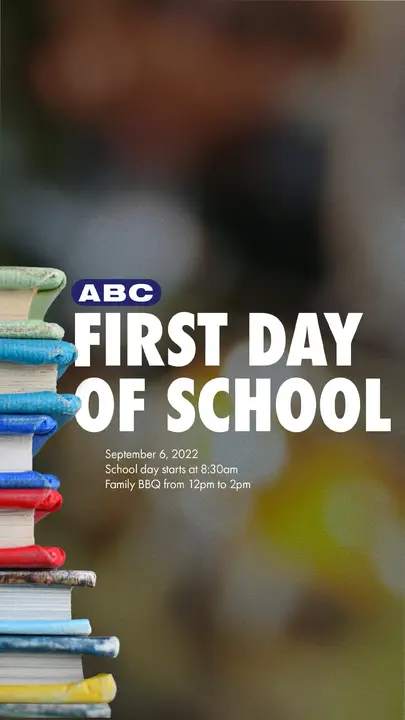 First Day of School: story