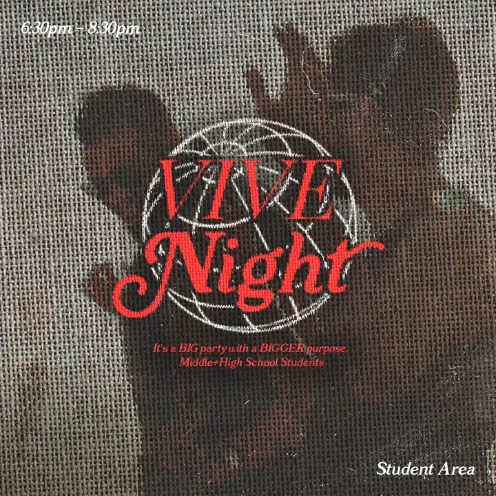 Vive Night: social post
