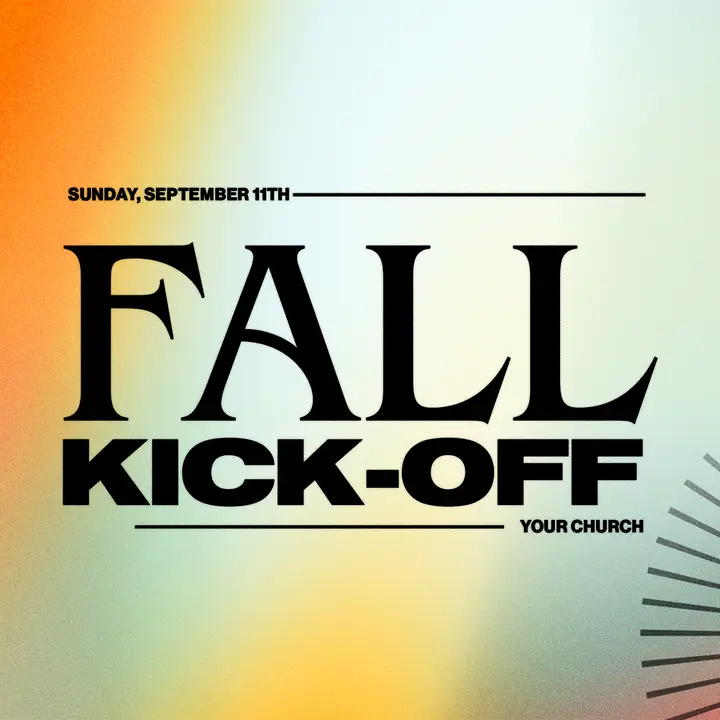 Fall Kick-Off: social post