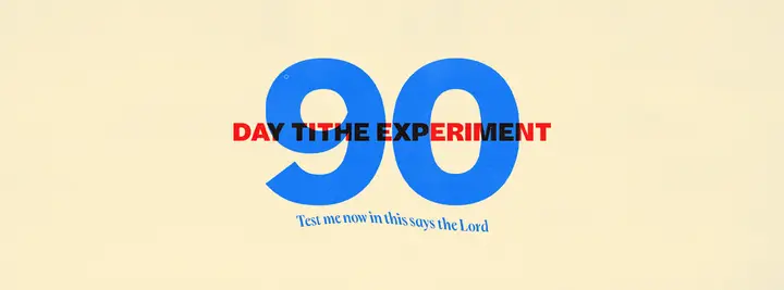90 Day Tithe Experiment: facebook cover
