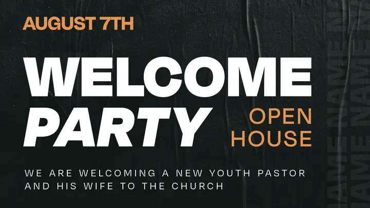 Welcome Party Open House: HD slide