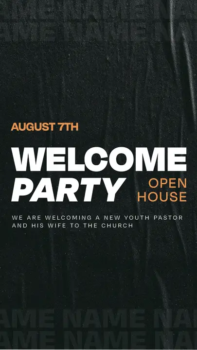 Welcome Party Open House: story