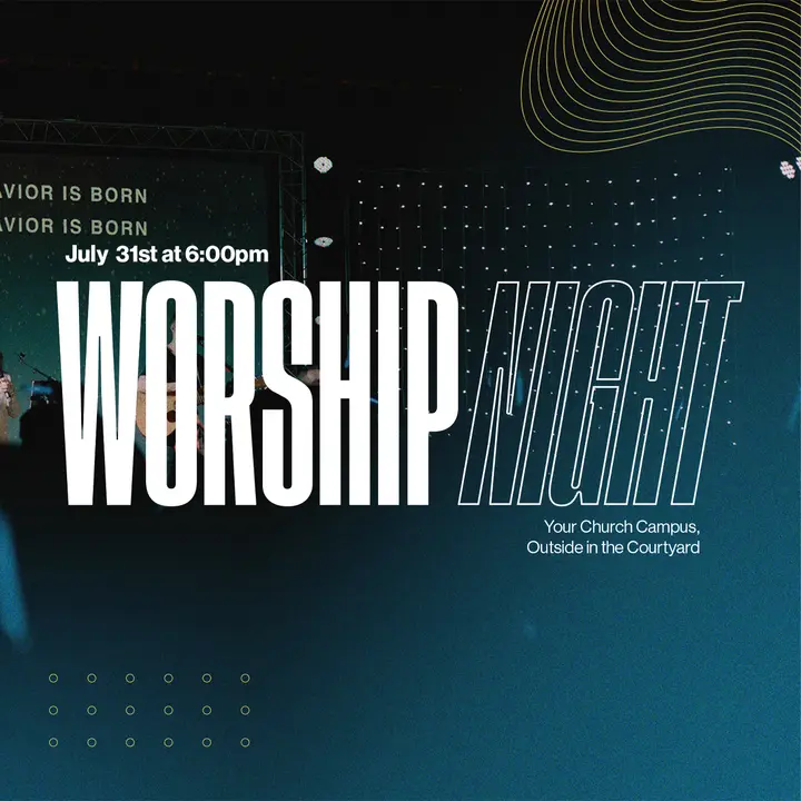 Worship Night: social post
