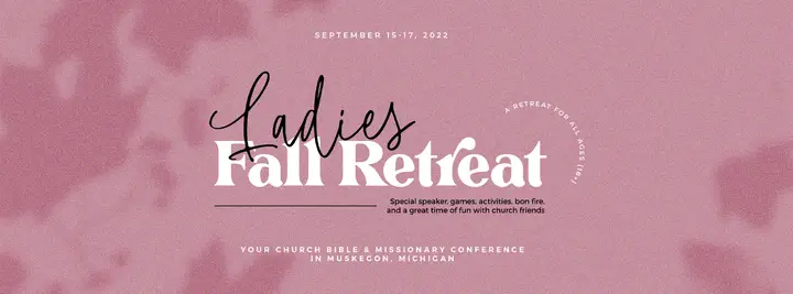 Ladies Fall Retreat: facebook cover